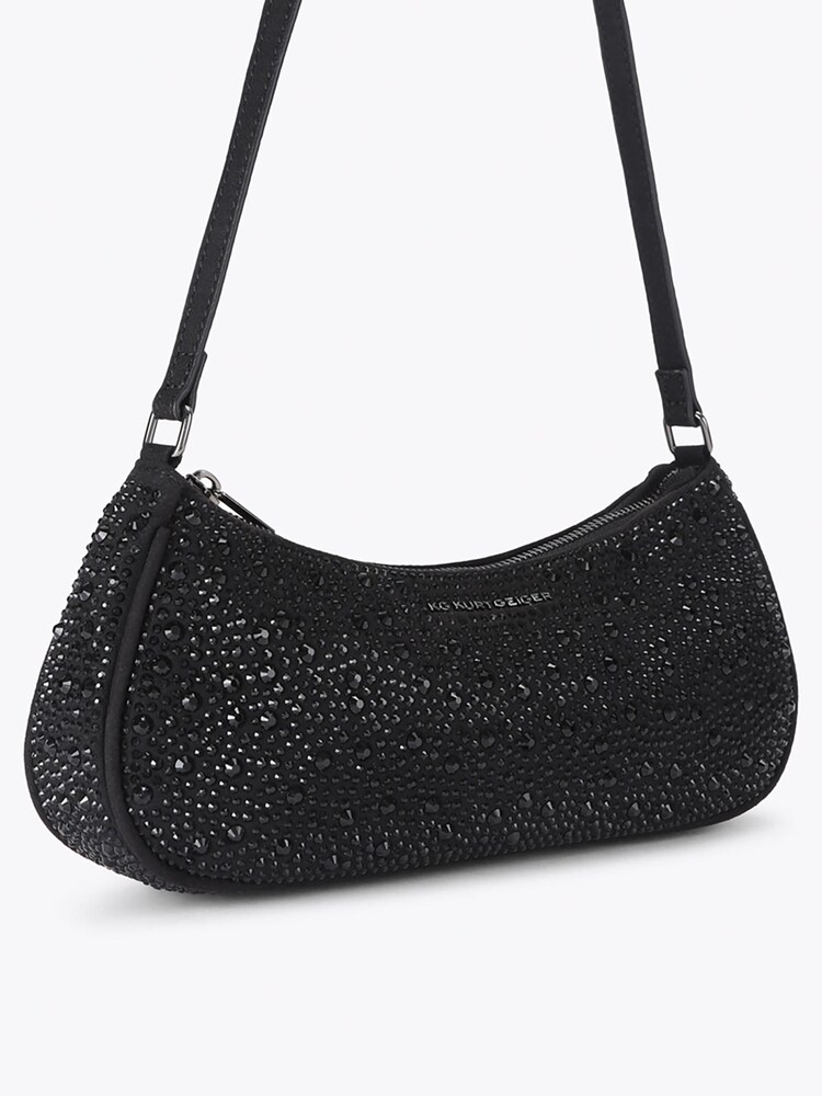 Miss KG Black Autumn Embellished Scoop Shoulder Bag - Image 2 of 4