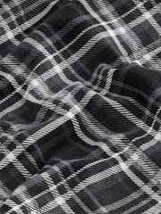 Slate Grey Check Motionflex Cosy Short Pyjamas Set - Image 11 of 11