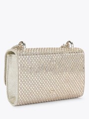 Miss KG Gold Tilly Bow Embellished Clutch Bag - Image 3 of 4
