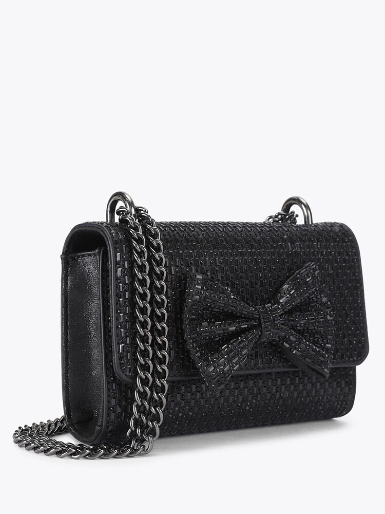 Noir - Pochette Miss KG Tilly Nœud ornée - Image 2 sur 4
