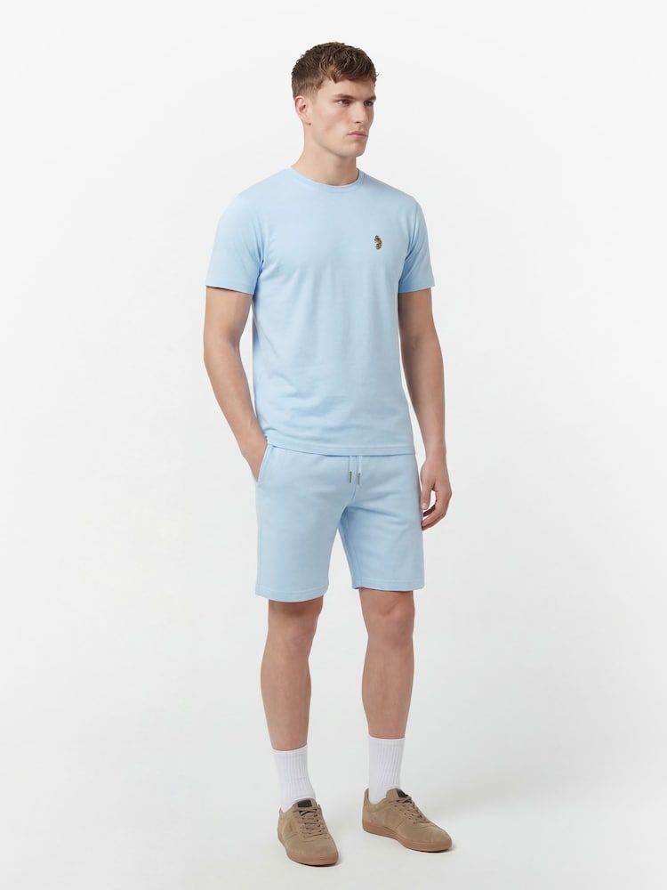 Luke 1977 Blue Traff Sky Blue T-Shirt and Short Set - Image 2 of 6