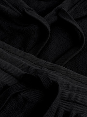 Black Thermal Long Sleeve Pyjamas Hoodie Set - Image 12 of 12