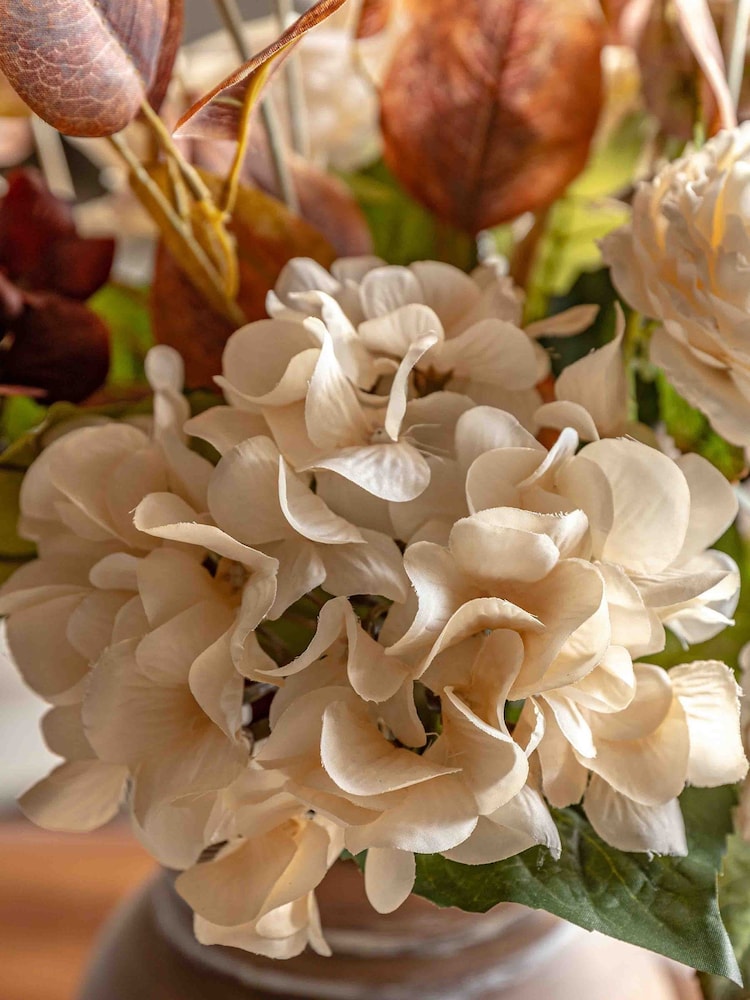 Gallery Home Brown Ida Rustic Hydrangea Faux Floral Arrangement - Image 2 of 4