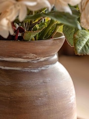 Gallery Home Brown Ida Rustic Hydrangea Faux Floral Arrangement - Image 3 of 4