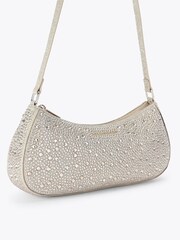 Miss KG Gold Autumn Embellished Scoop Shoulder Bag - Image 2 of 4