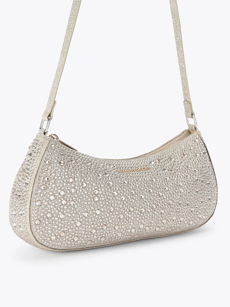 Miss KG Gold Autumn Embellished Scoop Shoulder Bag - Image 2 of 4