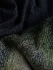 Black/Green Check Cosy Brushed Pyjamas Set - Image 11 of 13