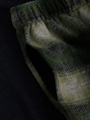 Black/Green Check Cosy Brushed Pyjamas Set - Image 12 of 13