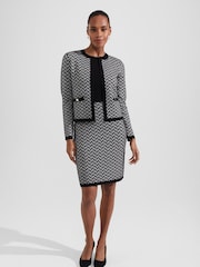 Hobbs Black Petite Perrie Dress - Image 1 of 4
