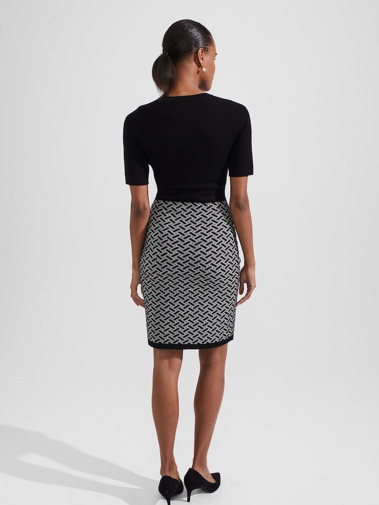 Hobbs Black Petite Perrie Dress - Image 2 of 4