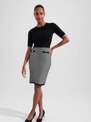 Hobbs Black Petite Perrie Dress - Image 3 of 4