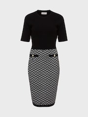 Hobbs Black Petite Perrie Dress - Image 4 of 4