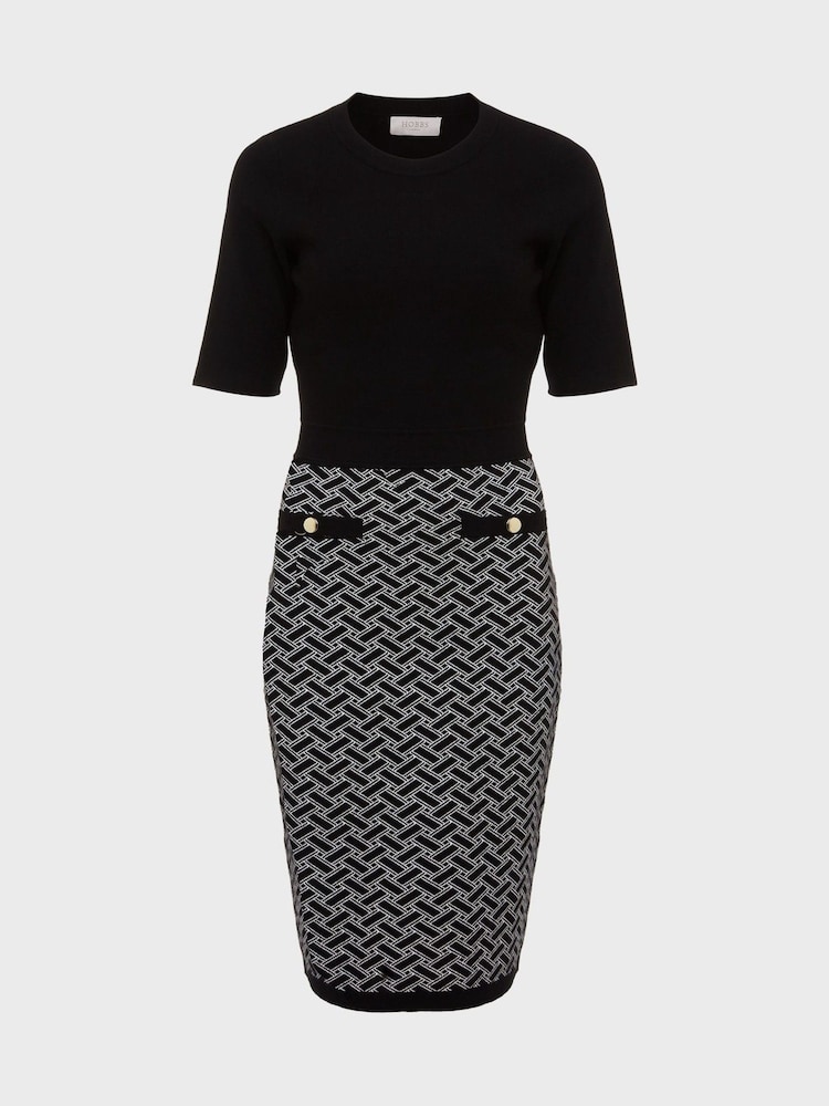 Hobbs Black Petite Perrie Dress - Image 4 of 4
