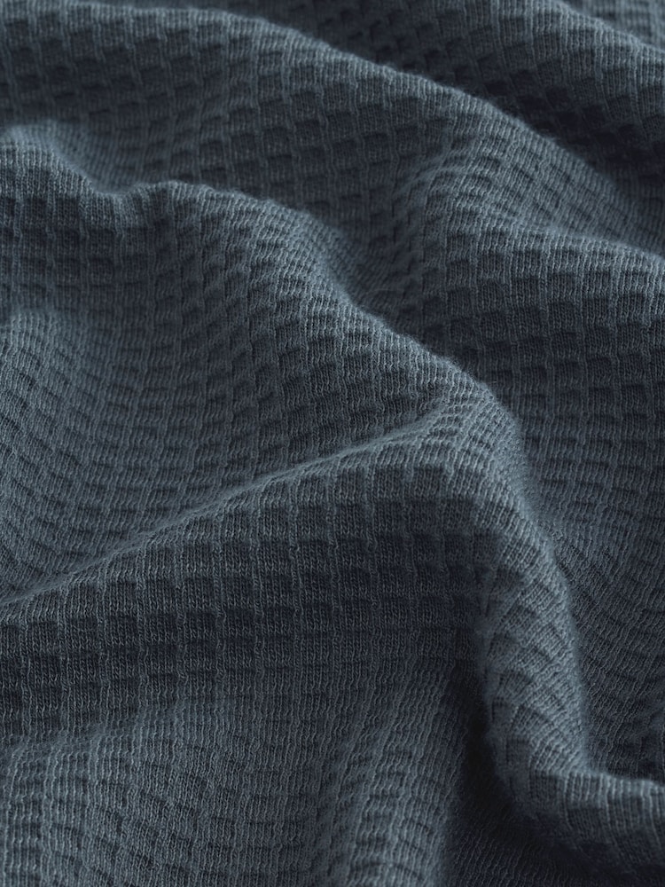 Slate Grey Soft Waffle Long Sleeve Pyjamas Set - Image 12 of 12 Slate Grey Soft Waffle Long Sleeve Pyjamas Set - Image 12 of 12