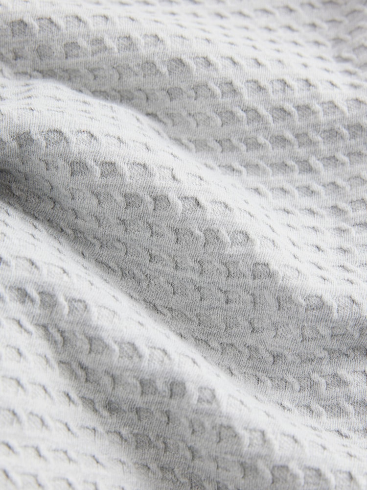 Sage Green/Grey EDIT Textured Modal Blend Pyjama Set - Image 11 of 11
