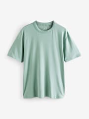 Sage Green/Grey EDIT Textured Modal Blend Pyjama Set - Image 8 of 11