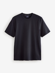Navy Blue EDIT Textured Pyjamas Set - Image 8 of 11