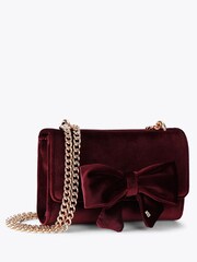 Miss KG Red Aura Bow Clutch Bag - Image 2 of 4
