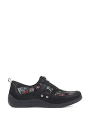 Pavers Black Pavers Wide Fit Trainers - Image 2 of 6