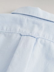 GANT Blue Baby Shield Logo Oxford 100% Cotton Shirt - Image 3 of 3