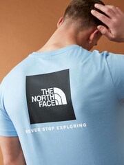The North Face Blue Mens Redbox Short Sleeve T-Shirt - Image 4 of 6