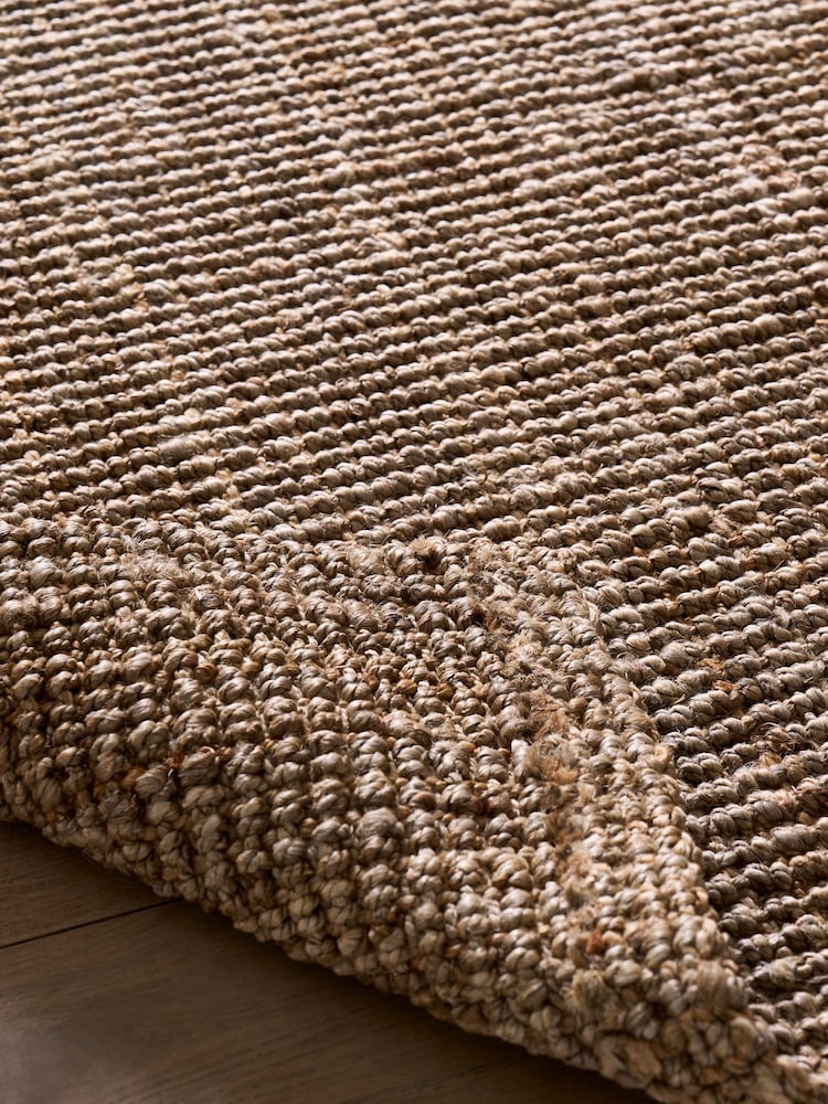 Laura Ashley Natural Gold Natural Hand Woven Jute Rug - Image 4 of 4
