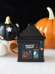 Something Different Haunted Library Lidded Mug - صورة 1 من 5