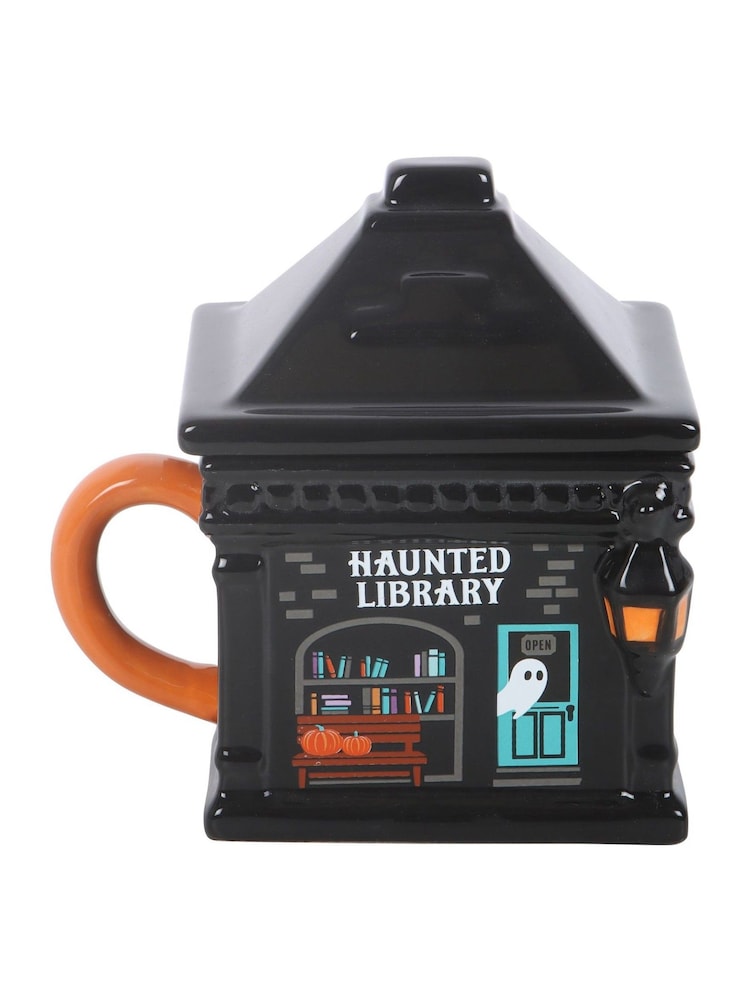 Something Different Haunted Library Lidded Mug - صورة 2 من 5