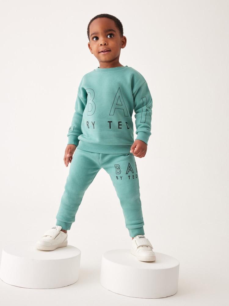 Baker by Ted Baker Letter Sweatshirt and Joggers Set - Image 1 of 12