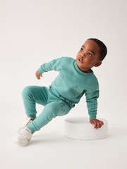 Baker by Ted Baker Letter Sweatshirt and Joggers Set - Image 3 of 12
