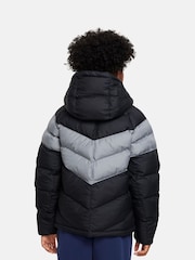 Nike Black/Grey Synthetic Fill Hooded Jacket - Image 2 of 6