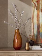 Set of 2 White Artificial Pussywillow Stems - Image 1 of 4