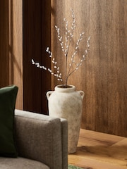 Set of 2 White Artificial Pussywillow Stems - Image 2 of 4
