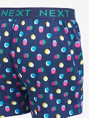 Navy Blue Spot/Stripe 10 pack Boxers - Image 2 of 3