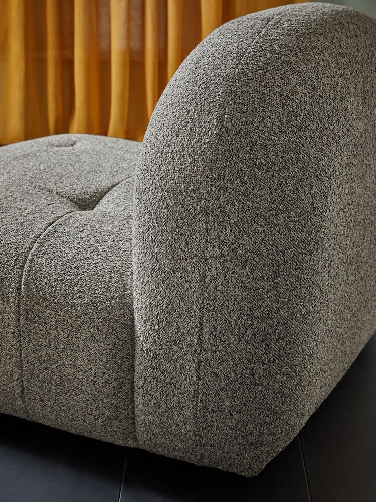 MADE.COM Grey Marl Pax Boucle Alban Modular Sofa - Image 2 of 6