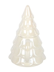 Something Different White Iridescent Fir Tree Mug and Snowflake Spoon Set - Image 4 of 5