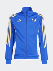 adidas Blue/White Pitch 2 Street Messi Track Jacket - Image 1 of 5
