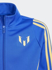 adidas Blue/White Pitch 2 Street Messi Track Jacket - Image 3 of 5