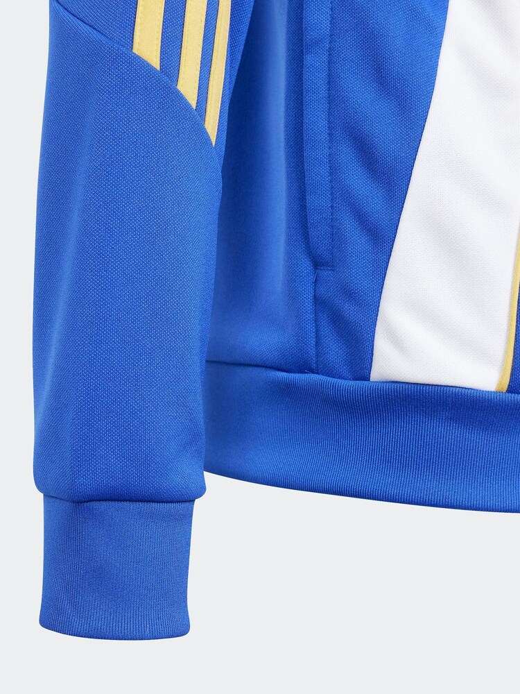 adidas Blue/White Pitch 2 Street Messi Track Jacket - Image 4 of 5