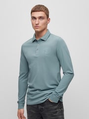 BOSS Light Green Passerby Polo Shirt - Image 1 of 4