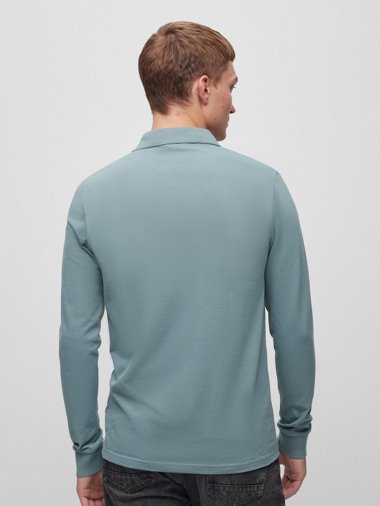 BOSS Light Green Passerby Polo Shirt - Image 2 of 4