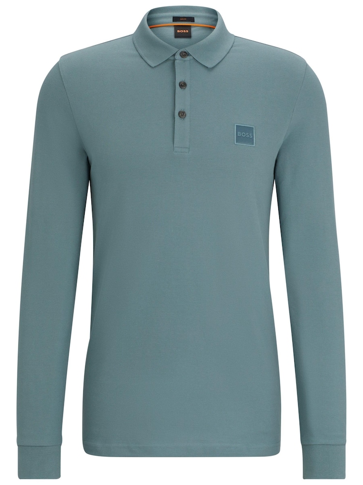 BOSS Light Green Passerby Polo Shirt - Image 4 of 4