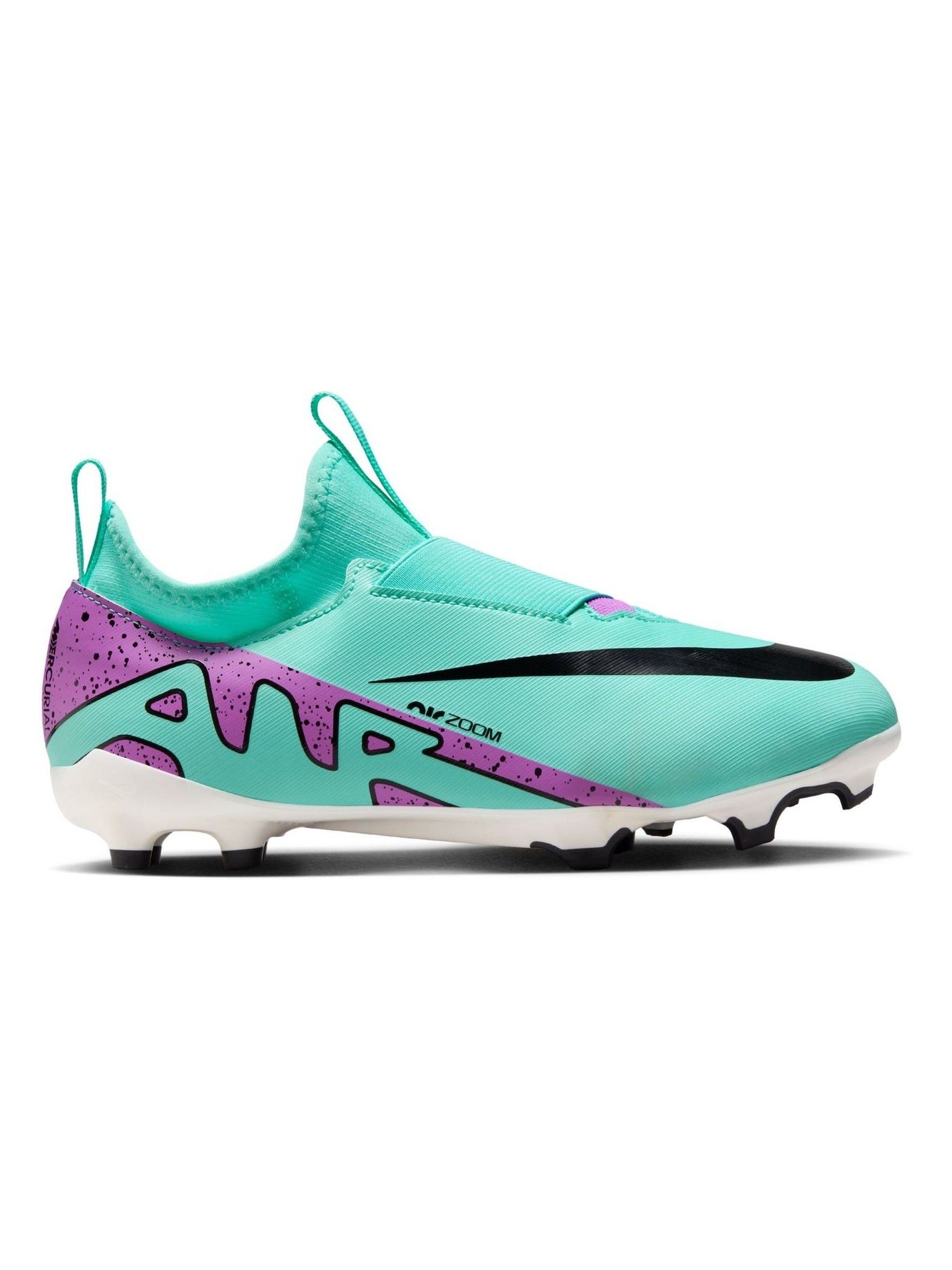 Buy Nike Green Kids Zoom Mercurial Vapor 15 Academy Firm Ground Football Boots from Next Luxembourg
