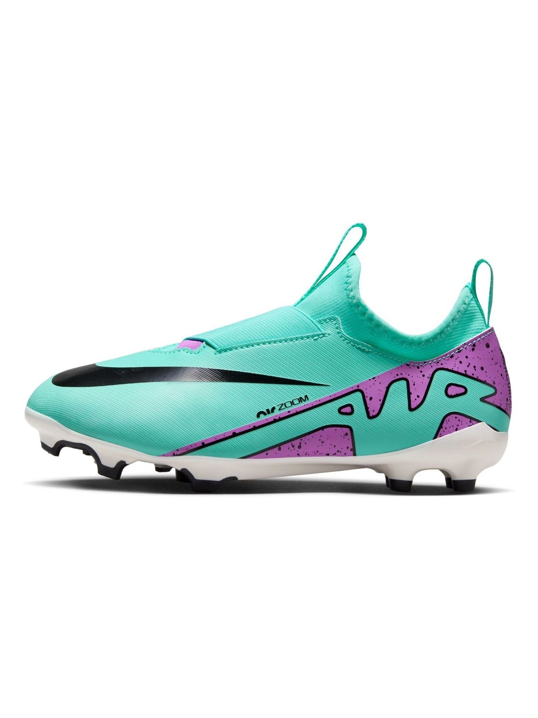 Buy Nike Green Kids Zoom Mercurial Vapor 15 Academy Firm Ground Football Boots from Next Luxembourg