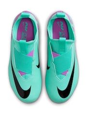 Nike Green Kids Zoom Mercurial Vapor 15 Academy Firm Ground Football Boots - Image 6 of 11