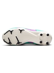 Nike Green Kids Zoom Mercurial Vapor 15 Academy Firm Ground Football Boots - Image 8 of 11