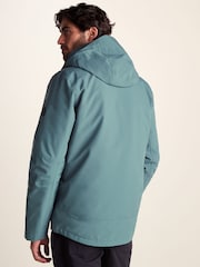 Verde - Chaqueta impermeable con capucha y diseño 3 en 1 Denton de Tog 24 - Imagen 3 de 7