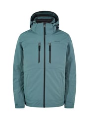 Verde - Chaqueta impermeable con capucha y diseño 3 en 1 Denton de Tog 24 - Imagen 7 de 7