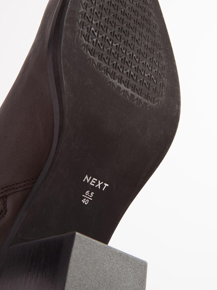 Brown Forever Comfort® Leather Western Ankle Boots - Image 10 of 10 Brown Forever Comfort® Leather Western Ankle Boots - Image 10 of 10