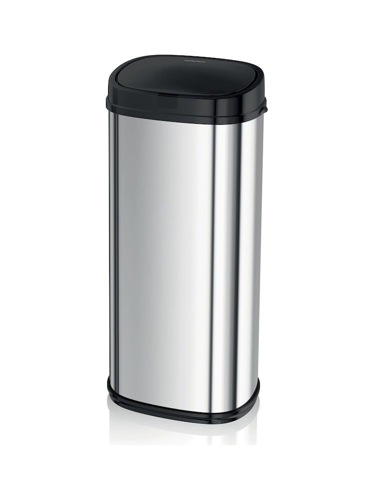 Morphy Richards Chrome 50L Square Sensor Bin - Image 1 of 4